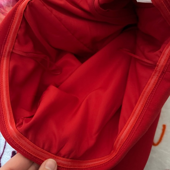 Cupcakes & Cashmere Vibrant Red Strapless Jumpsuit - Picture 8 of 9